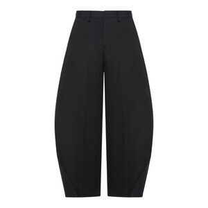 Sacai Men Cotton And Silk Balloon Trousers